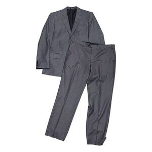 BELLISSIMO Luxury 2-Piece Blazer Jacket & Pants Business SUIT Mens 44R / Large